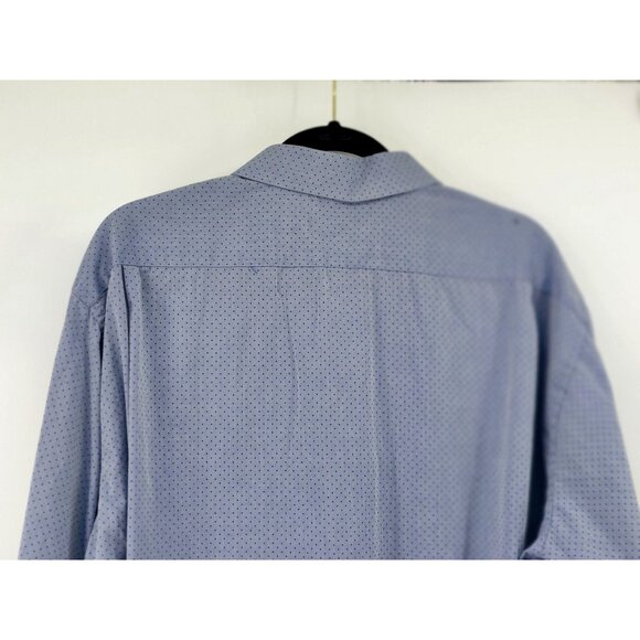 Tommy Hilfiger Blue with dots Regular Fit Button Up Size 2XL - Picture 9 of 11